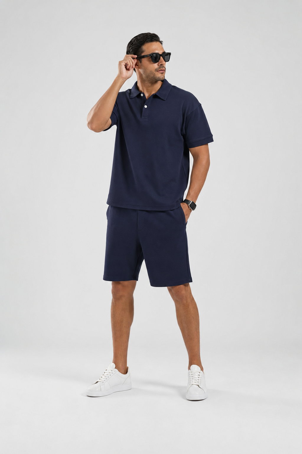 LARİNS GREEN SUMMER FİT MAVİ SET
