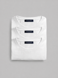 3'lü REGULAR WHITE T-SHIRT  S26 SUMMER FIT