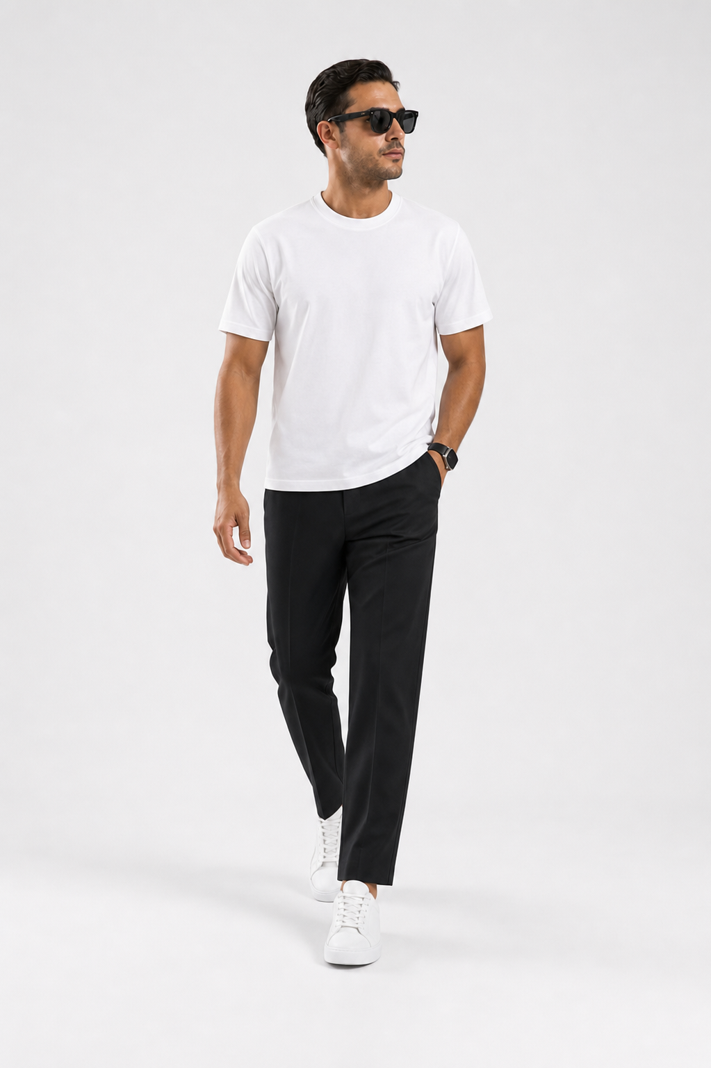 3'lü REGULAR WHITE T-SHIRT  S26 SUMMER FIT