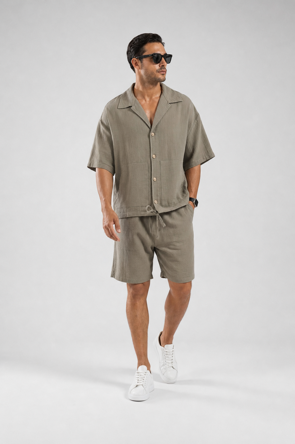 KANGURU CEPLİ VİZON HAKİ SUMMER FİT