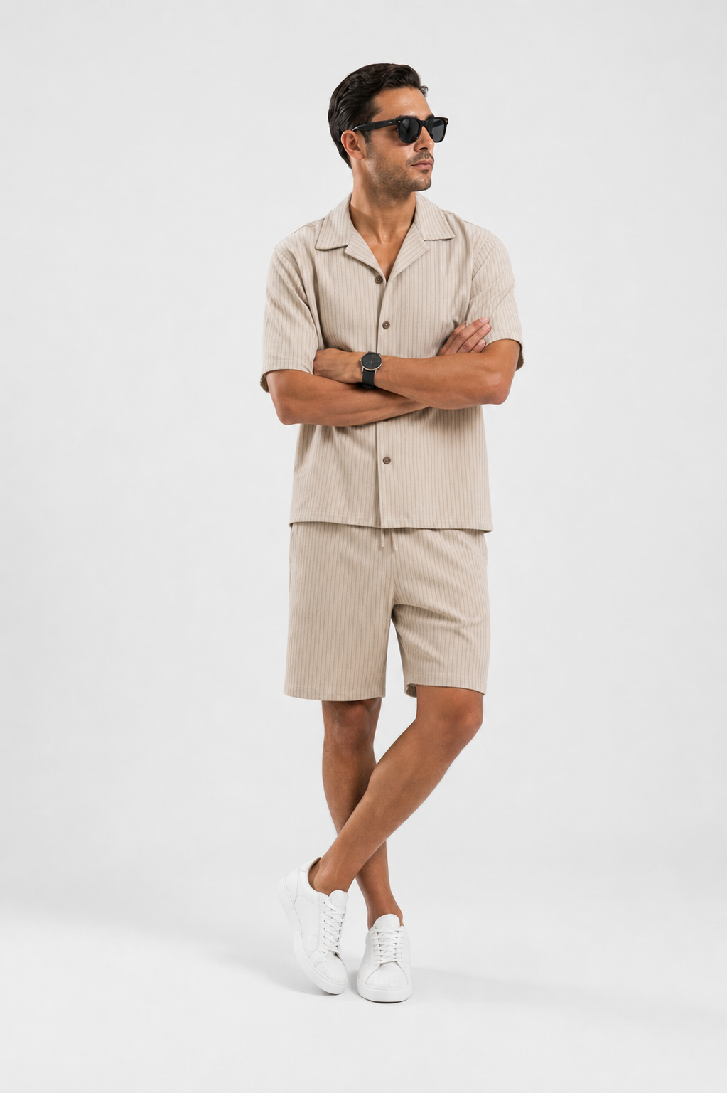 LARİNS BEJ SUMMER FİT- TAKIM
