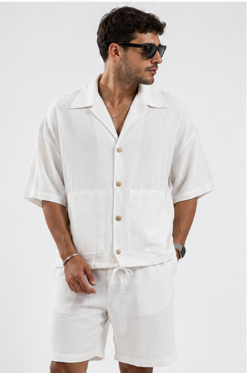 KANGURU CEPLİ WHİTE SUMMER FİT - TAKIM